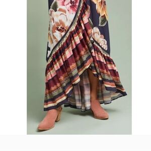 Farm Rio Layla Wrap Dress in Navy